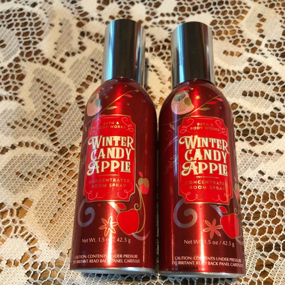 Bath and Body room spray Winter Candy Apple 1.5oz 2 total sprays